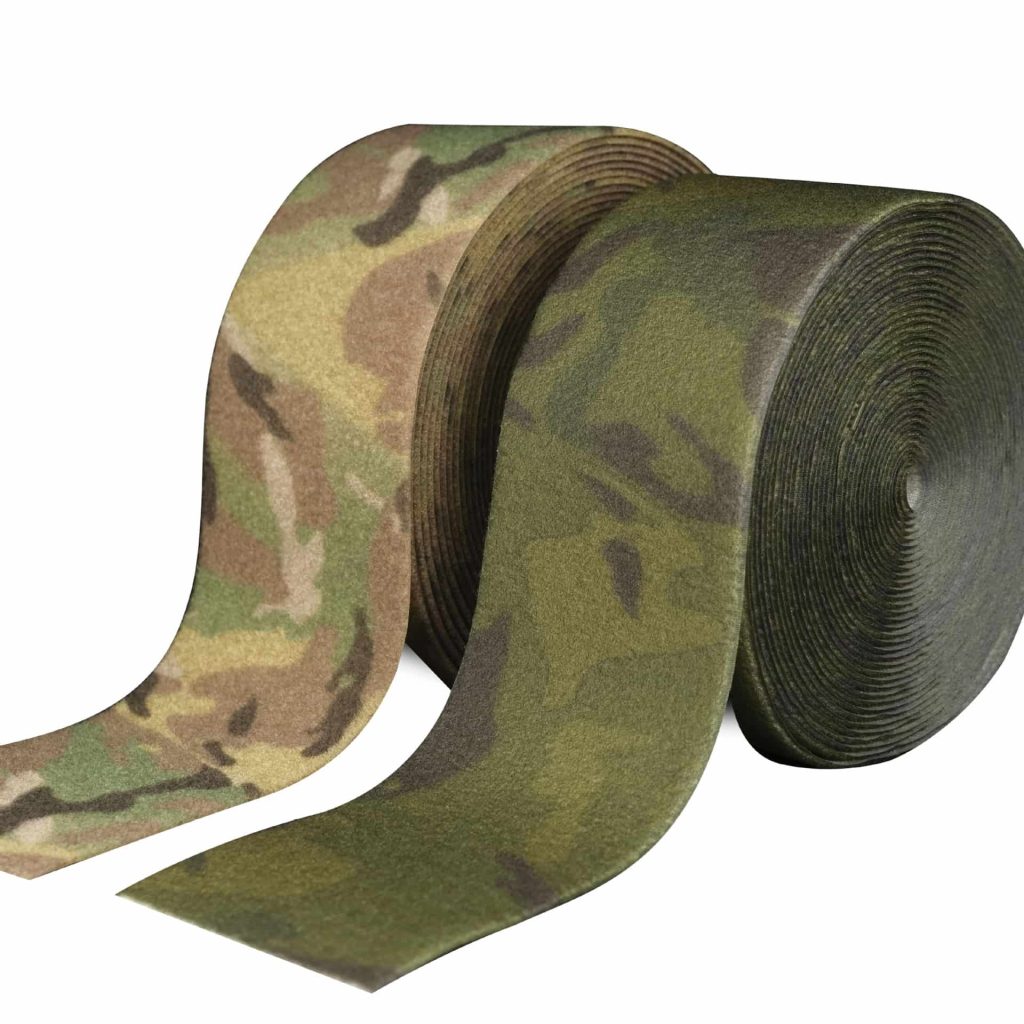 Military-Grade Camouflage Hook and Loop Fastener